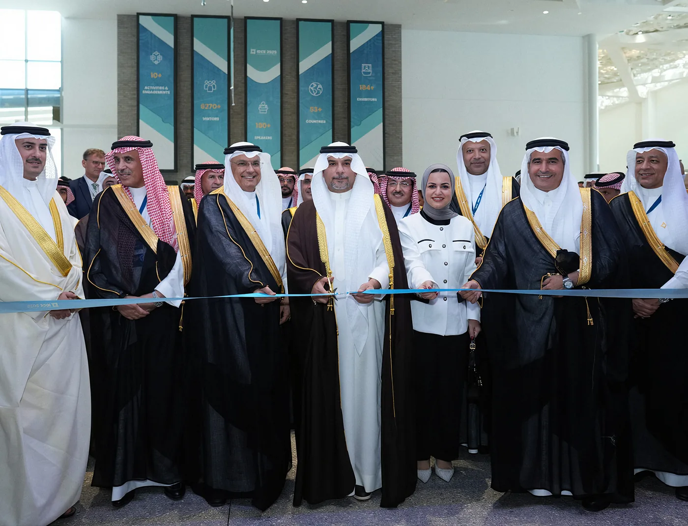 Ribbon cutting at the IDCE 2025 exhibition hall inauguration