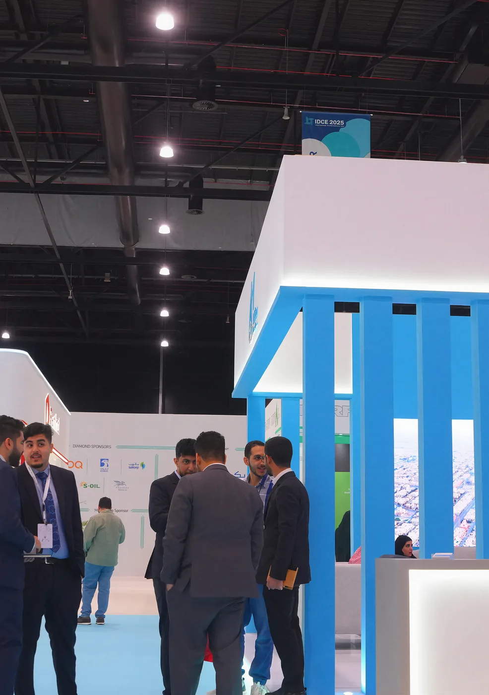 Exhibitor stand on the IDCE 2025 floor